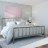 King Blair Brass Metal Bed - CosmoLiving By Cosmopolitan -Baxton Furniture Store GUEST f5b59e08 b560 4e21 bf9a b06d13c4e36c