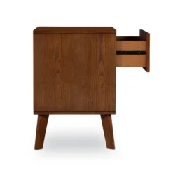 Reid 2 Drawer Nightstand Chest Walnut - Linon -Baxton Furniture Store GUEST f5fc1923 cb17 49d1 90e7 7416743ae6ed