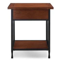 Nightstand Oak - Leick Home -Baxton Furniture Store GUEST f62e6f11 974a 46ba ae0d 4e721fd023a9