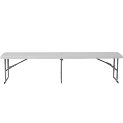 Emma And Oliver 10.25"Wx71"L Portable Bi-Fold Granite White Plastic Bench 14 Emma And Oliver 10.25"Wx71"L Portable Bi-Fold Granite White Plastic Bench -Baxton Furniture Store GUEST f7865530 359b 44cb 9619 16fabaedf908