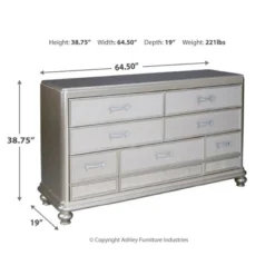 Dresser Silver - Signature Design By Ashley 9 Dresser Silver - Signature Design By Ashley -Baxton Furniture Store GUEST f7dedf71 d336 4bae 8bb1 fbad01f3b5c0