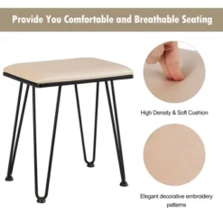 Costway Vanity Makeup Dressing Table W/ 3 Lighting Modes Mirror Touch Switch RusticCoffee -Baxton Furniture Store GUEST f7ff742f 692e 406d 9023 23ea124b09a8