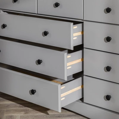 Lauren Classic Transitional 9 Drawer Dresser Storage - Saracina Home 13 Lauren Classic Transitional 9 Drawer Dresser Storage - Saracina Home - Image 11