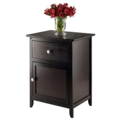 Eugene Nightstand - Espresso - Winsome -Baxton Furniture Store GUEST fa254de5 398a 4dae b67d 27b65632890a