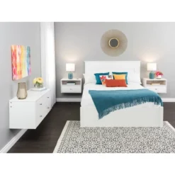 Floating 1 Drawer Nightstand With Open Shelf - Prepac 34 Floating 1 Drawer Nightstand With Open Shelf - Prepac -Baxton Furniture Store GUEST fa259f87 700f 4087 b267 82d1b1cb62b7