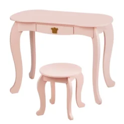 Costway Kids Makeup Dressing Table Chair Set Princess Vanity & Tri-folding Mirror 21 Costway Kids Makeup Dressing Table Chair Set Princess Vanity & Tri-folding Mirror -Baxton Furniture Store GUEST fcd88823 85c6 4948 b01a 1b53f3e98c60