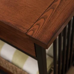 Nightstand Oak - Leick Home -Baxton Furniture Store GUEST fdef1fde 37b3 47e0 b6ee d7ca932e7016