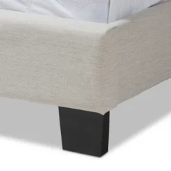 Vivienne Modern And Contemporary Fabric Upholstered Bed Light Beige - Baxton Studio -Baxton Furniture Store GUEST fea6ea5b 5b59 4cce 9d0f 15d9a01afcf2