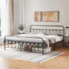 Yaheetech Iron Platform Bed Frame With High Headboard And Footboard -Baxton Furniture Store GUEST fef8ba41 9e86 4210 8047 922d8fff676e
