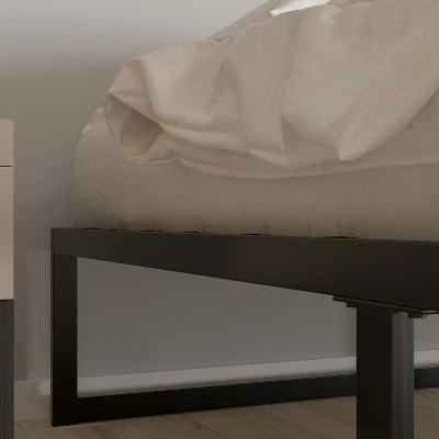 Merrick Lane 14 Inch Steel Bed Frame With Steel Slat Support For Any Mattress (No Box Spring Required) 7 Merrick Lane 14 Inch Steel Bed Frame With Steel Slat Support For Any Mattress (No Box Spring Required) - Image 5